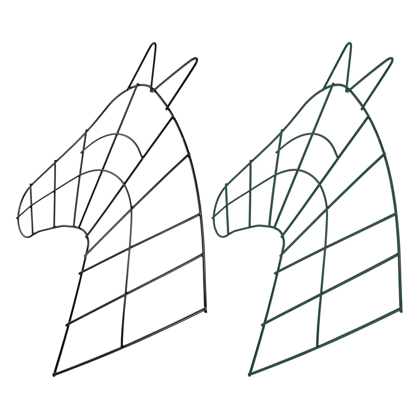 Wreath Form Wire - 2Pcs Valentine's Day Romantic Horse Head