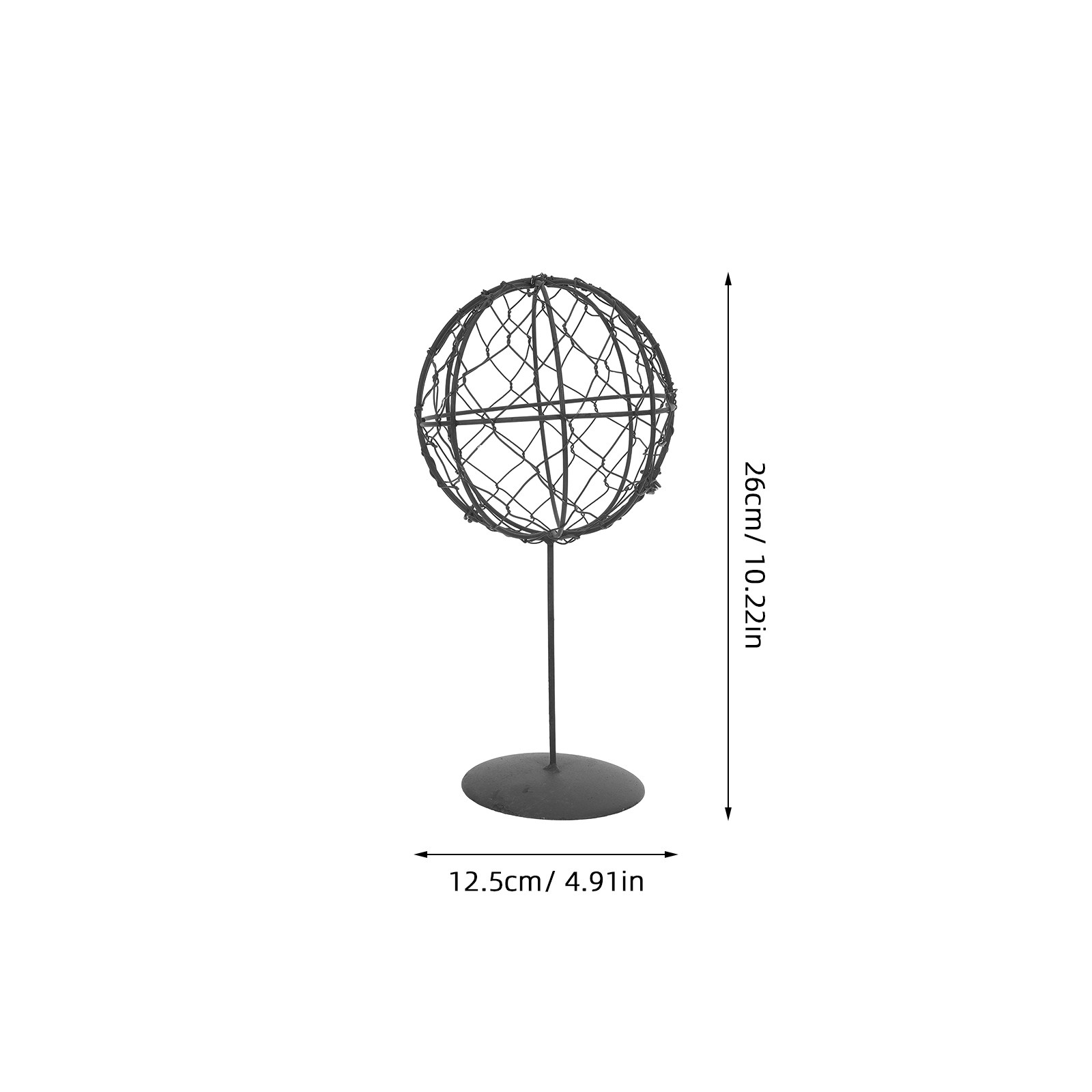Standing Iron Wreath Frame Rou - Wreath Form Wire ulasan dan harga