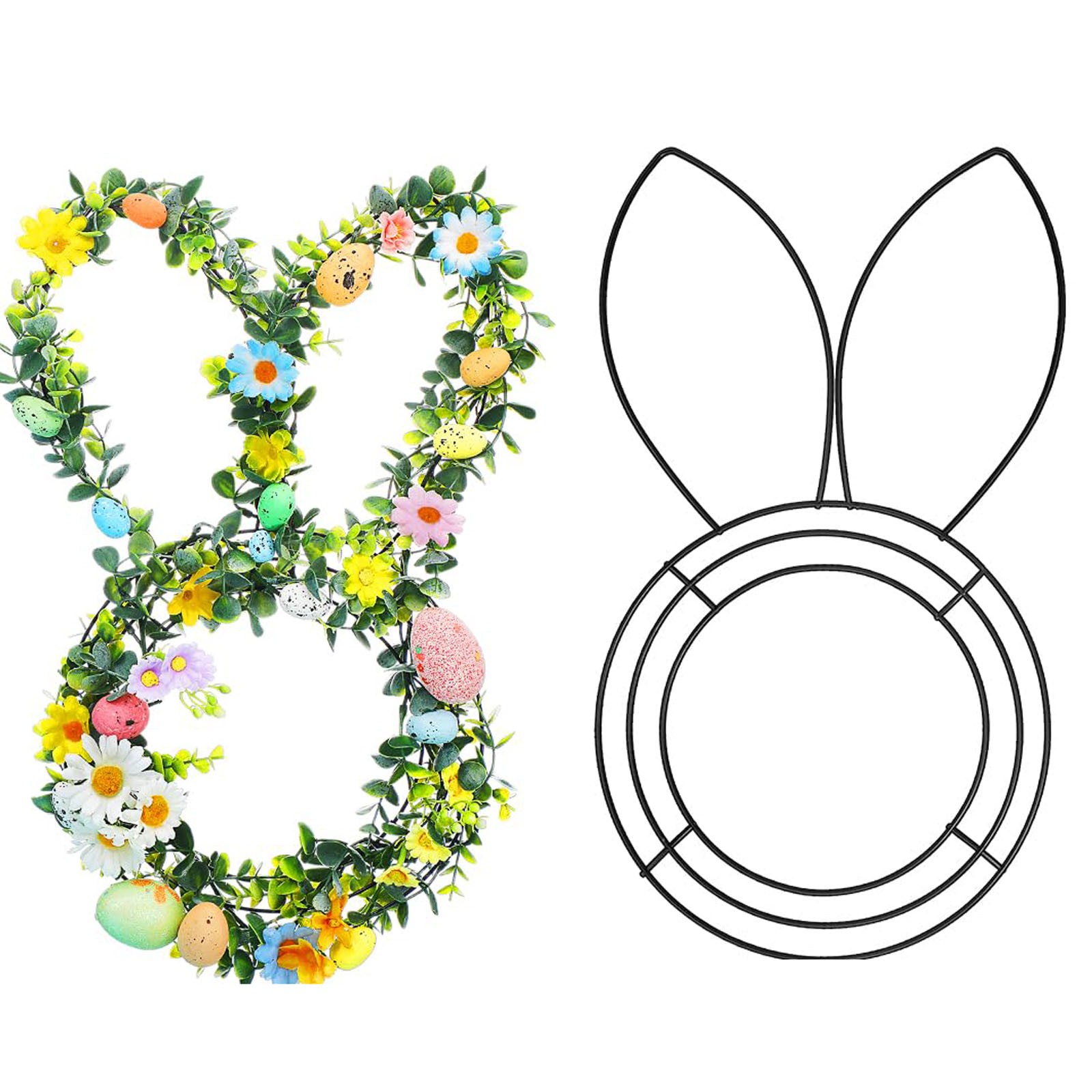 Easter Bunny Shaped Wire Wreat - Wreath Form Wire ulasan dan harga