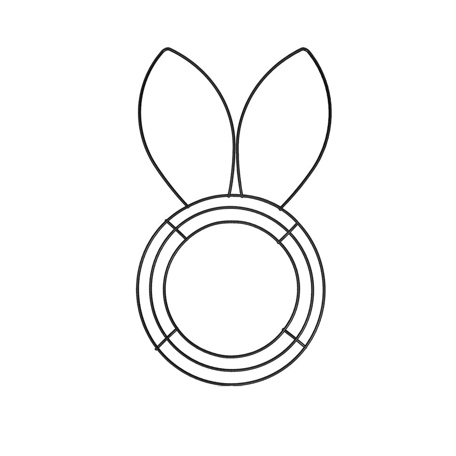 Easter Bunny Shaped Wire Wreat - Wreath Form Wire ulasan dan harga