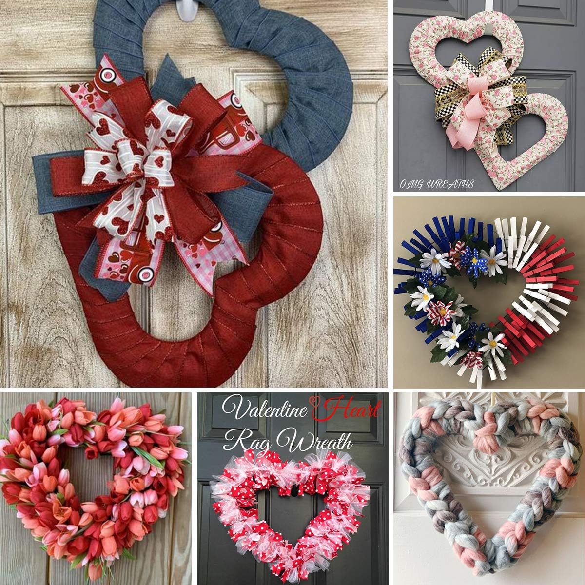 3 Pack Premium Metal Heart  Fo - Wreath Form Wire ulasan dan harga