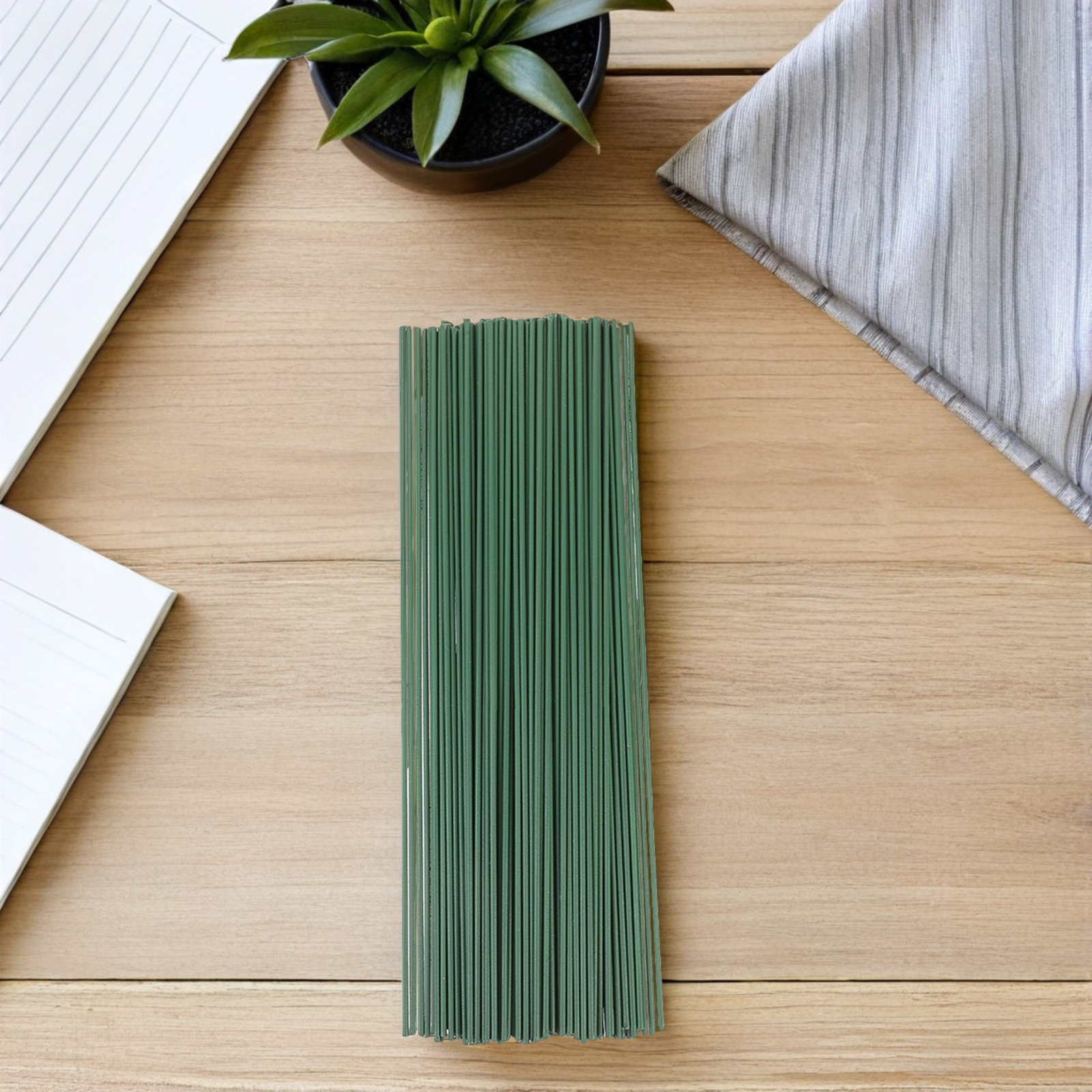 150Pcs Green Metal Floral Wire - Anda Florist Supply ulasan dan harga
