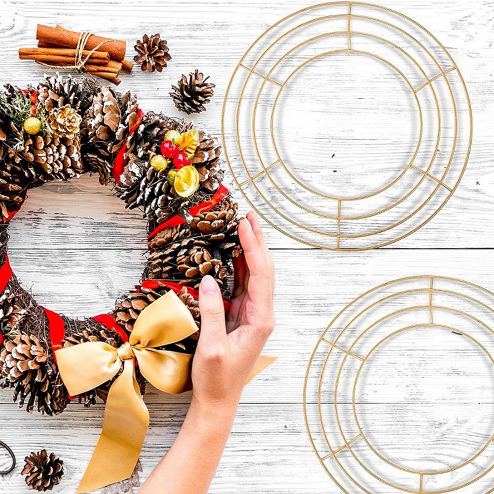 20-40cm Wreath Frame Wall Hang - Wreath Form Wire ulasan dan harga