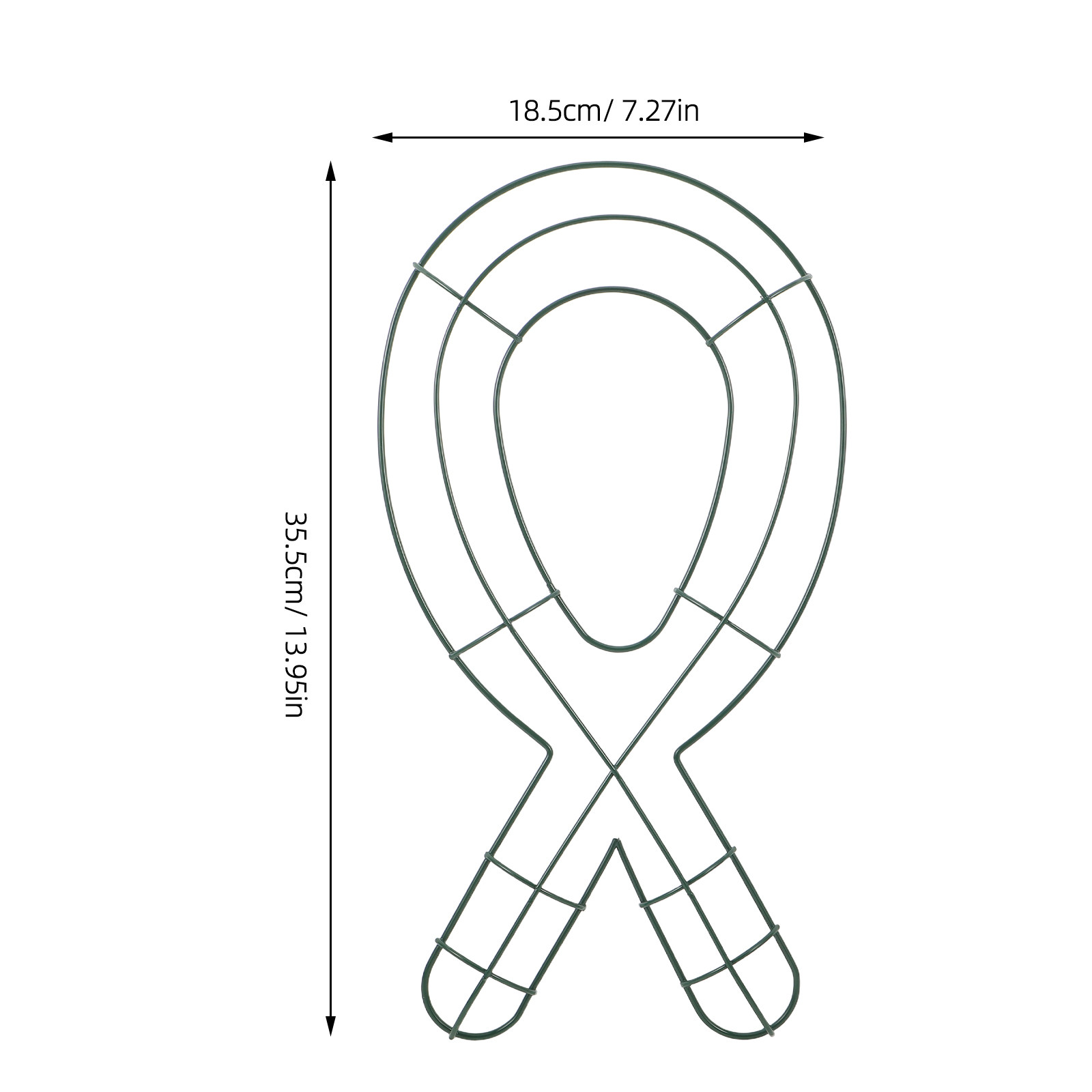 Tie Shaped Metal Wire Wreath F - Wreath Form Wire ulasan dan harga