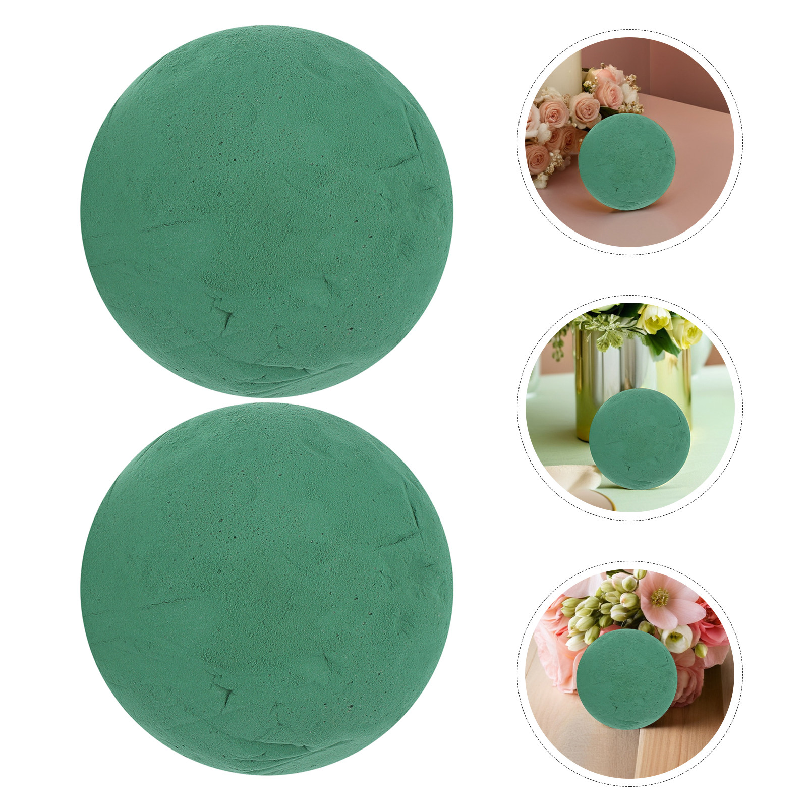 4Pcs Floral Foam Sphere 12Cm R - Anda Florist Supply ulasan dan harga