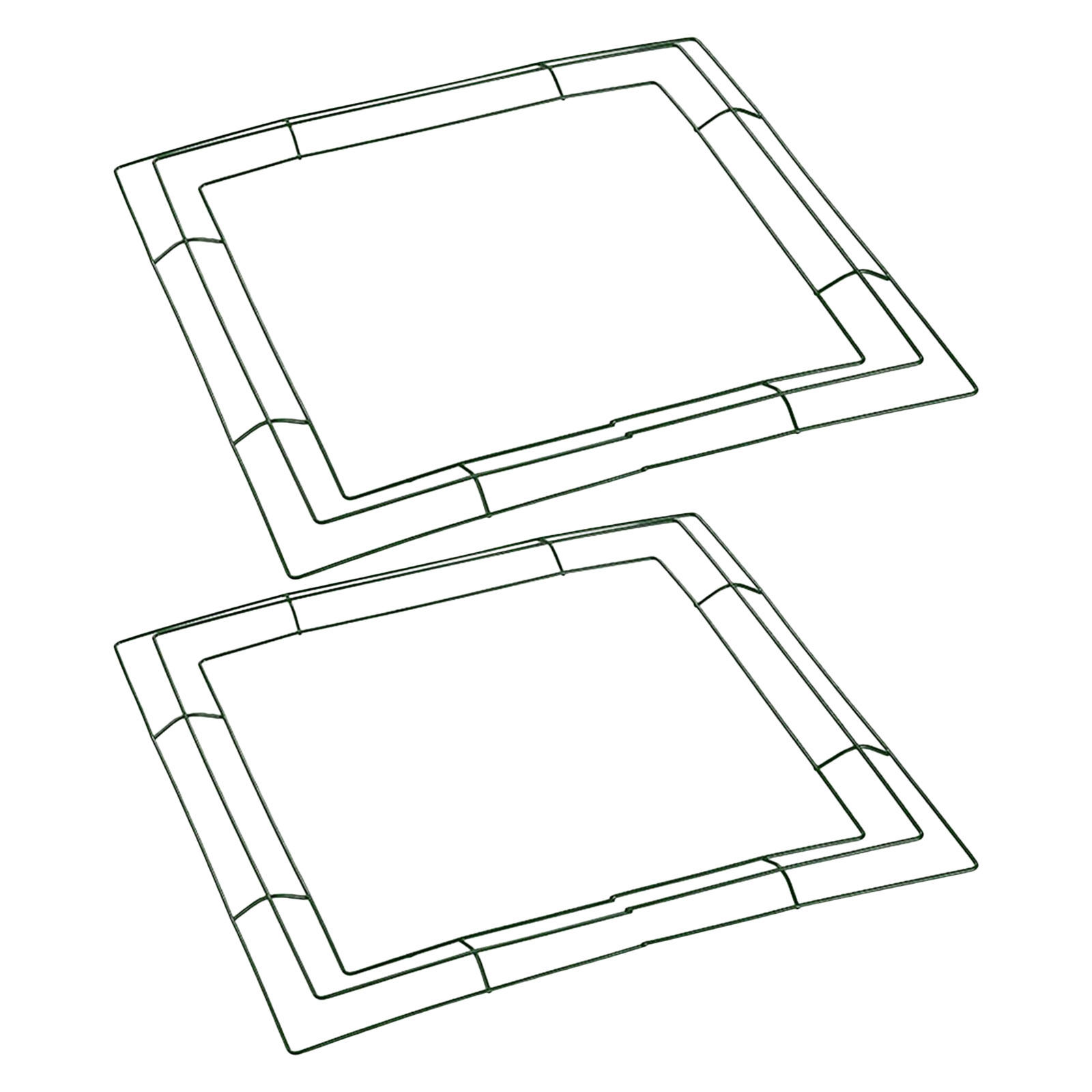 Square Wreath Frame Floral DIY - Wreath Form Wire ulasan dan harga