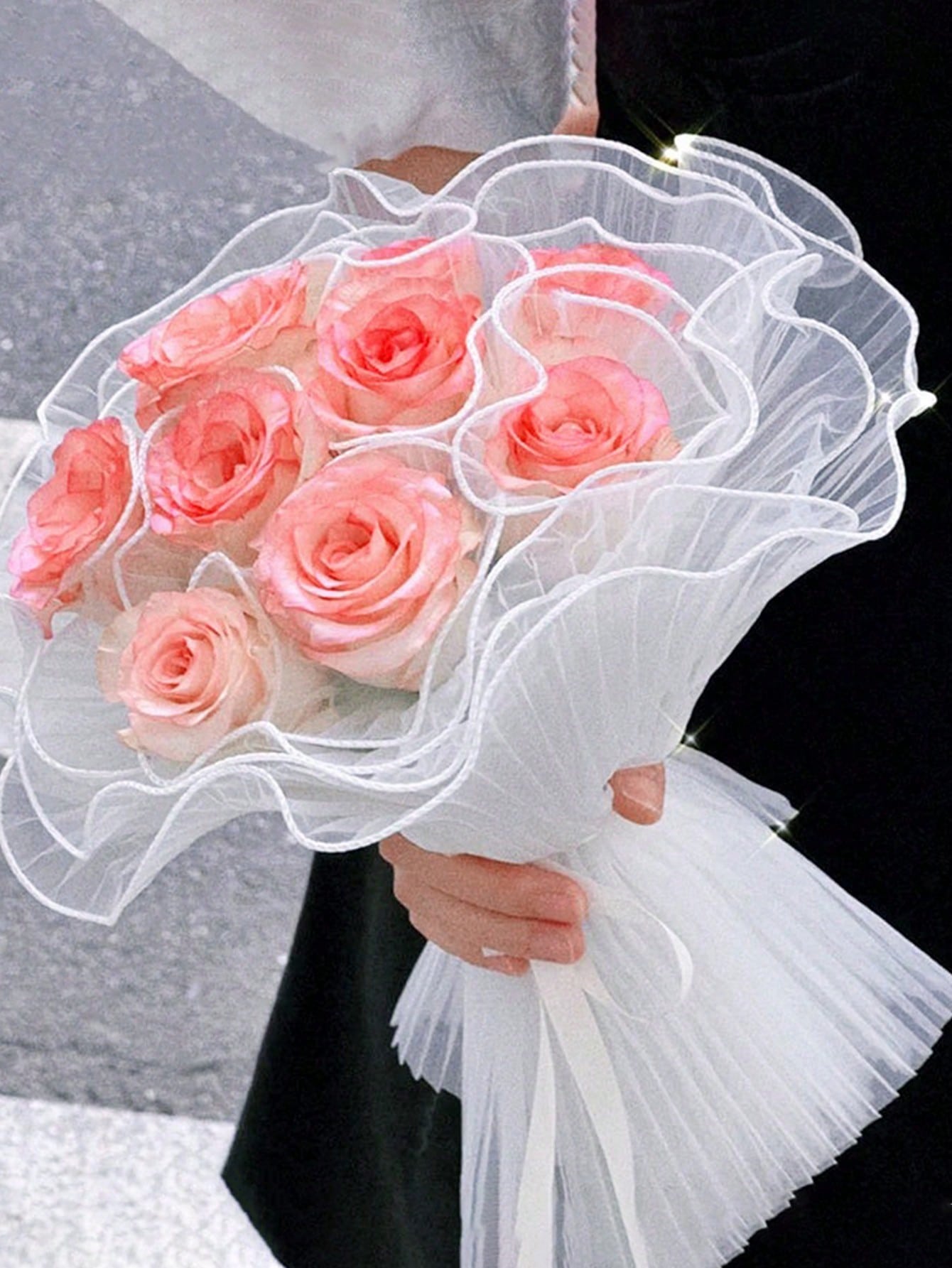 4Yards Faux Pearl Edge Flower  - Anda Florist Supply ulasan dan harga