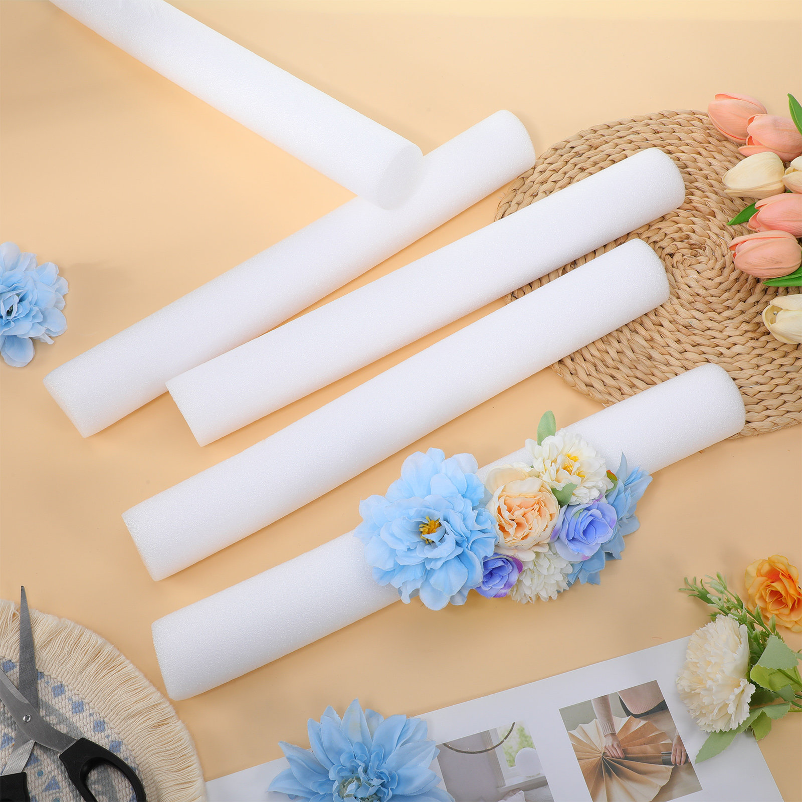 5Pcs 40Cm Foam Rods for Floral - Florist Supply Shop ulasan dan harga