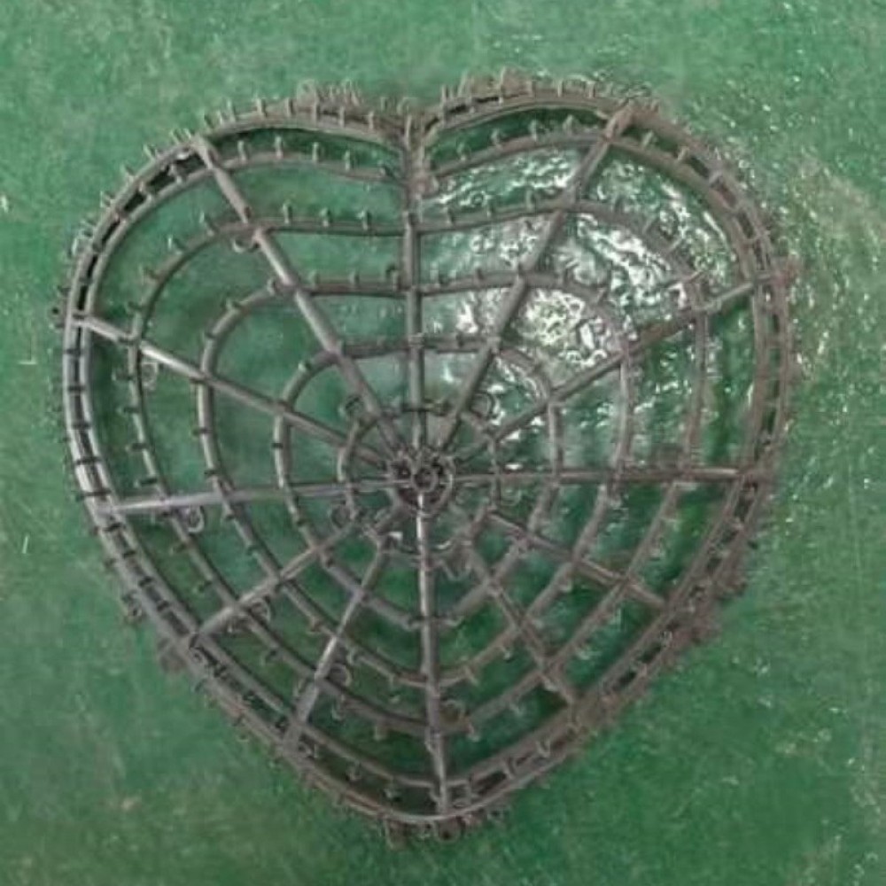 Round Mesh Grid Support For Fl - Wreath Form Wire ulasan dan harga