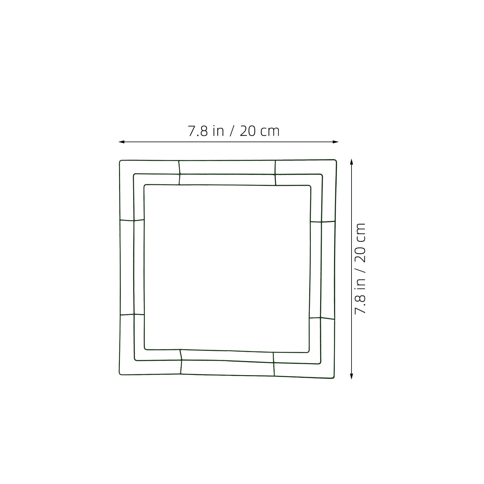 Square Wreath Frame Floral Hoo - Wreath Form Wire ulasan dan harga