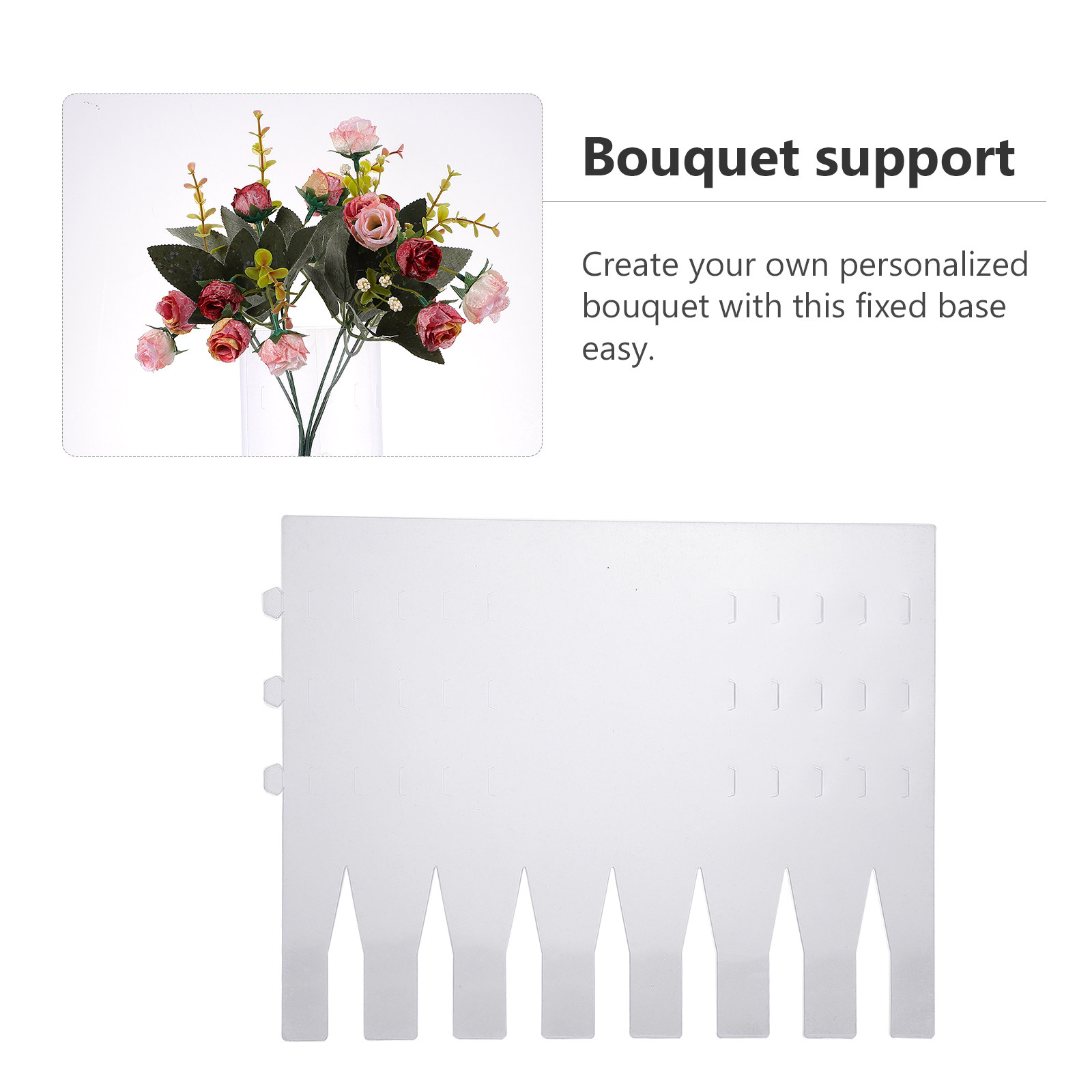 10Pcs Plastic Bouquet Frame Bo - Florist Supply Shop ulasan dan harga